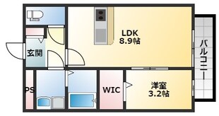 グレイス奥林Aの物件間取画像